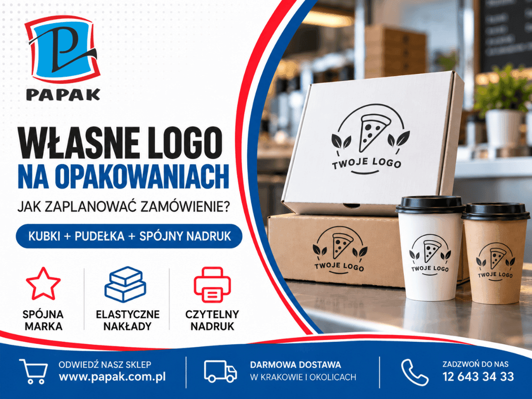 Własne logo na pudełkach i kubkach - jak zaplanować zamówienie spersonalizowanych opakowań dla lokalu?